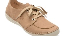 Mocasini RIEKER bej 52545 din piele ecologica premium