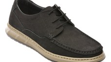Mocasini SHOWMAN negri, SH4102, din nabuc