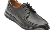 Mocasini SHOWMAN negri, SH4102, din piele naturala