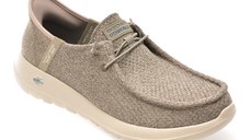 Mocasini SKECHERS gri, GO WALK MAX, din material textil
