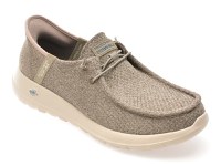 Mocasini SKECHERS gri, GO WALK MAX, din material textil - 1