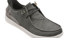 Mocasini SKECHERS gri, MELSON, din material textil
