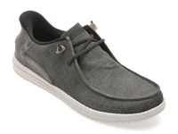 Mocasini SKECHERS gri, MELSON, din material textil - 1