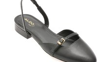 Pantofi ALDO negri, FLINTSTONE 001, din piele naturala