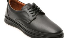 Pantofi Barbati OTTER KC70998 Negri din Piele Naturala