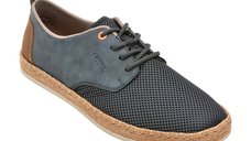 Pantofi Barbati RIEKER B2648 Bleumarin din Material Textil