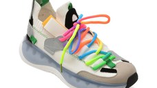 Pantofi BITE THE BULLET albi, 221008, din material textil