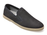 Pantofi BITE THE BULLET bleumarin, OY403, din nabuc - 1