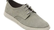 Pantofi BITE THE BULLET gri, 1823, din nabuc