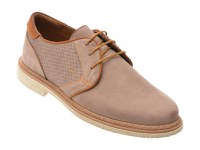 Pantofi BITE THE BULLET gri, 6951, din nabuc - 1