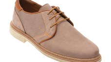 Pantofi BITE THE BULLET gri, 6951, din nabuc