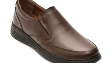 Pantofi BITE THE BULLET maro, RZ003, din piele naturala