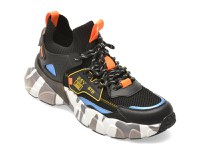 Pantofi BITE THE BULLET negri, 23168, din material textil - 1