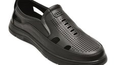 Pantofi BITE THE BULLET negri, 8501, din piele naturala