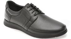 Pantofi BITE THE BULLET negri, BRL901, din piele naturala