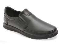 Pantofi BITE THE BULLET negri, BRL902, din piele naturala - 1
