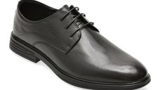 Pantofi BITE THE BULLET negri din piele naturala, model T86232