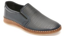 Pantofi bleumarin BITE THE BULLET ALM7001 din piele naturala pentru barbati
