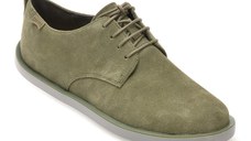 Pantofi CAMPER verzi, WAGON, din piele intoarsa