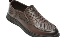 Pantofi casual barbatesti BITE THE BULLET 25L2103, maro, din piele naturala