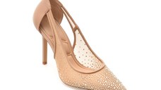 Pantofi eleganti ALDO bej, 13839549, din material textil