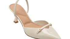 Pantofi eleganti ALDO NAILAH 121 albi din piele ecologica
