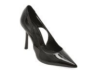 Pantofi eleganti ALDO negri, DELUNA 001, din piele ecologica lacuita - 1