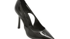 Pantofi eleganti ALDO negri, DELUNA 001, din piele ecologica lacuita