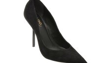 Pantofi eleganti ALDO negri, EMELIE 001, din piele intoarsa
