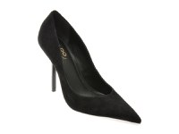 Pantofi eleganti ALDO negri, EMELIE 001, din piele intoarsa - 1