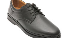 Pantofi eleganti BITE THE BULLET negri, SH303, din piele naturala