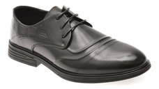 Pantofi eleganti BITE THE BULLET negri, T86192, din piele naturala