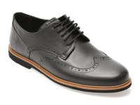 Pantofi eleganti BITE THE BULLET negri, TUR101, din piele naturala - 1