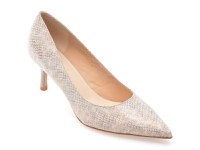 Pantofi eleganti EPICA arginti, E76, din piele naturala - 1