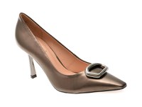 Pantofi eleganti EPICA argintii, 1175878, din piele naturala - 1
