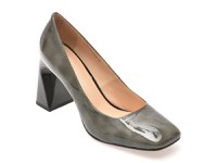 Pantofi eleganti EPICA gri, 71822, din piele naturala lacuita - 1