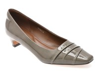Pantofi eleganti EPICA gri, 9152, din piele naturala lacuita - 1