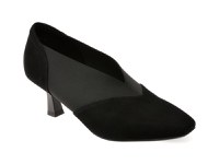 Pantofi eleganti EPICA negri, 3D7535, din piele intoarsa - 1