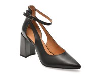 Pantofi eleganti EPICA negri, A110, din piele naturala - 1