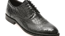 Pantofi eleganti EPICA negri, A288, din piele naturala
