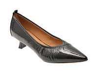 Pantofi eleganti EPICA negri, D76363, din piele naturala lacuita - 1