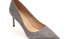 Pantofi eleganti EPICA PREMIUM gri, 2407, din piele intoarsa