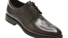 Pantofi eleganti EPICA PREMIUM maro, 87B06, din piele naturala