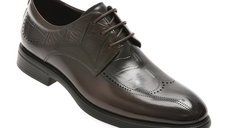 Pantofi eleganti EPICA PREMIUM maro, 87B06, din piele naturala