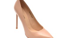 Pantofi eleganti EPICA PREMIUM nude, 249836, din piele naturala