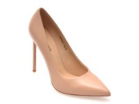 Pantofi eleganti EPICA PREMIUM nude, 249836, din piele naturala - 1