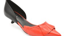 Pantofi eleganti EPICA rosii, 4F5011, din piele naturala