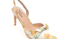 Pantofi eleganti FLAVIA PASSINI albi, E504, din piele naturala