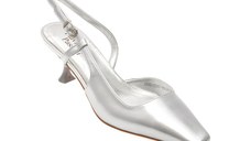 Pantofi eleganti FLAVIA PASSINI argintii, 4A409, din piele naturala