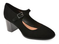 Pantofi eleganti FLAVIA PASSINI negri, 58865, din piele intoarsa - 1